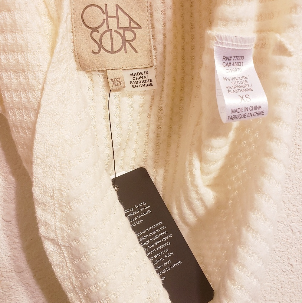 Chaser Thermal L/S Strappy Back Shirttail Tee - Picture 8 of 8